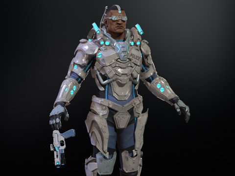 CyberCop Model 3D