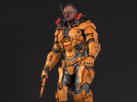 CyberCop Model 3D