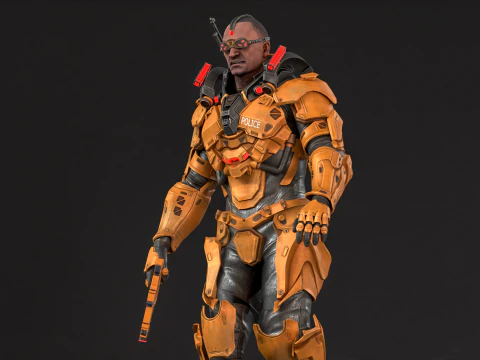 CyberCop 3D Model
