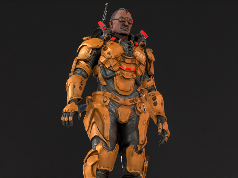 CyberCop Model 3D