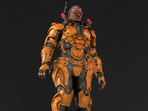 CyberCop 3D Model