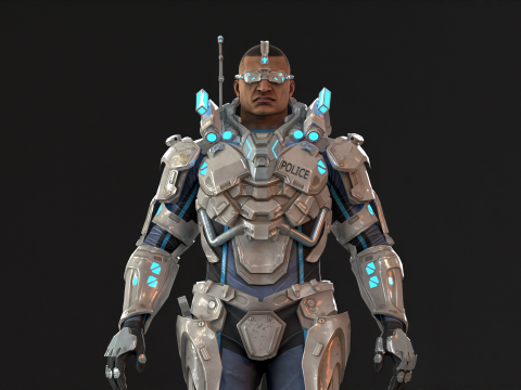 CyberCop Model 3D