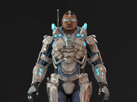 CyberCop 3D Model