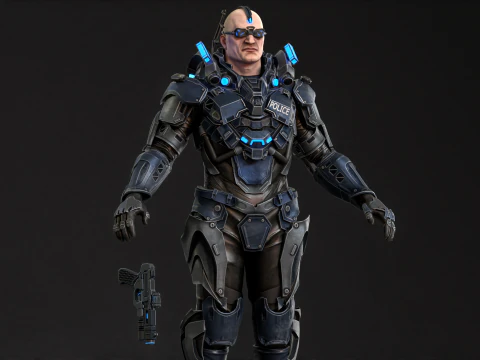 CyberCop 3D Model
