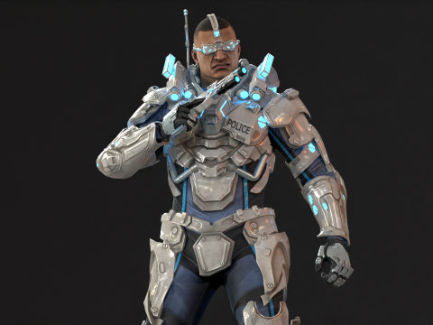 CyberCop Model 3D