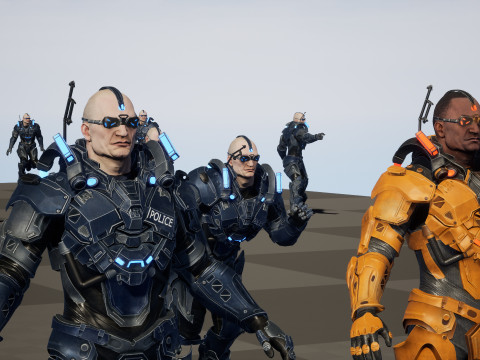 CyberCop Model 3D