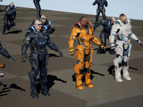 CyberCop 3D Model