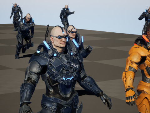 CyberCop Model 3D