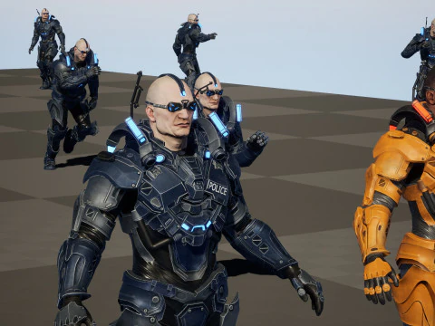 CyberCop 3D Model