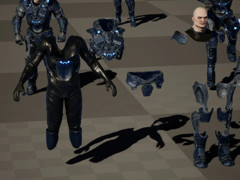 CyberCop 3D Model