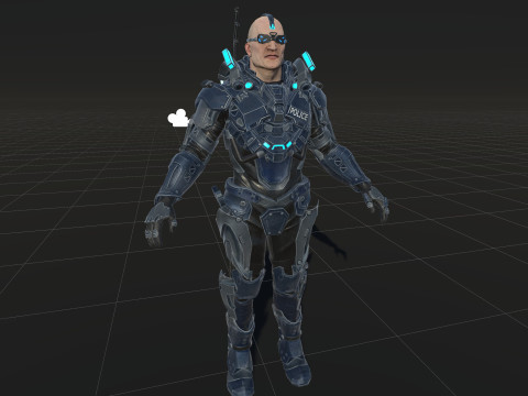 CyberCop Model 3D