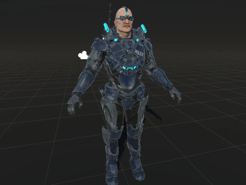 CyberCop 3D Model