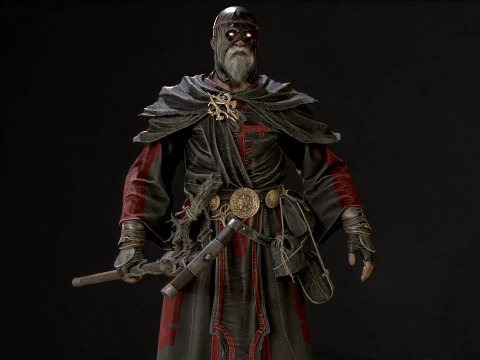 OldMage 3D Model