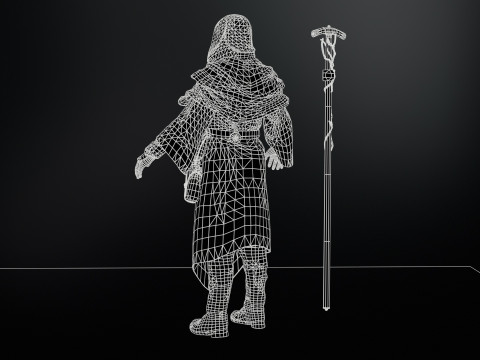 OldMage Modelo 3D