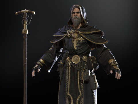 OldMage Modelo 3D
