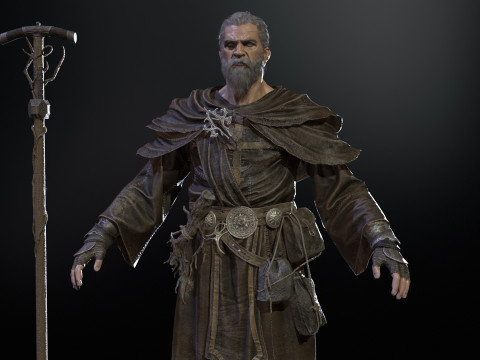 OldMage Modelo 3D