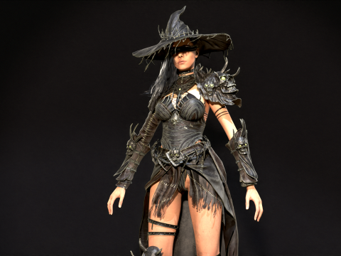 Witch Starter Pack Modelo 3D
