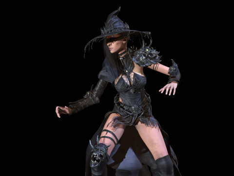 Witch Starter Pack Model 3D