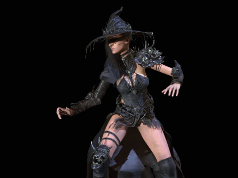 Pacote inicial de bruxa Modelo 3D