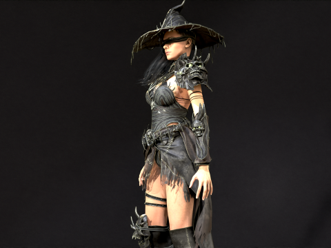Witch Starter Pack Model 3D