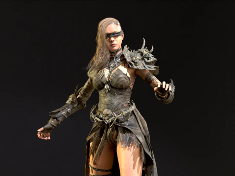 Pacote inicial de bruxa Modelo 3D