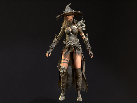 Witch Starter Pack Model 3D