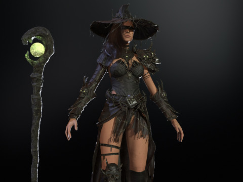 Witch Starter Pack Model 3D