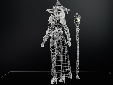 Witch Starter Pack Model 3D