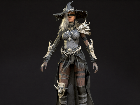 Witch Starter Pack Model 3D