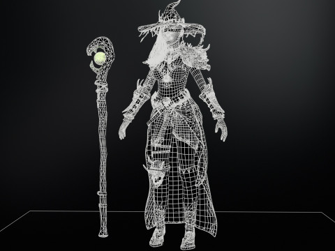 Witch Starter Pack Model 3D