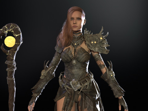 Witch Starter Pack Model 3D