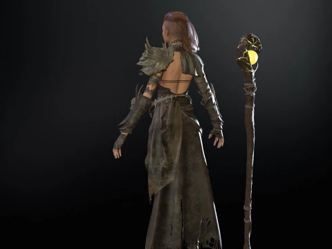 Pacote inicial de bruxa Modelo 3D