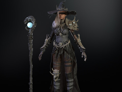 Witch Starter Pack Model 3D