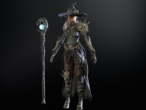 Witch Starter Pack Model 3D