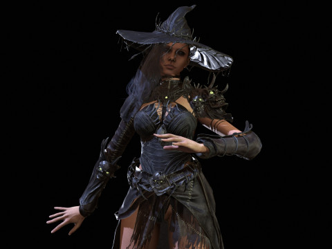 Witch Starter Pack Model 3D