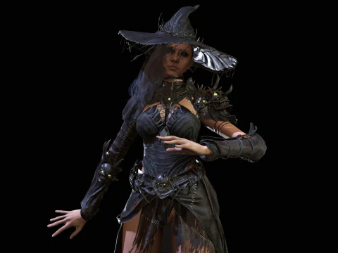 Pacote inicial de bruxa Modelo 3D