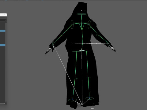 Zombie Nun 3D 모델