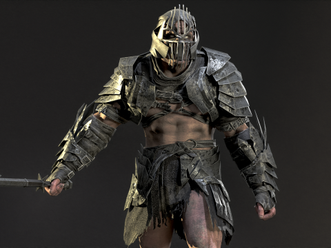 Orc Knight 3Dモデル