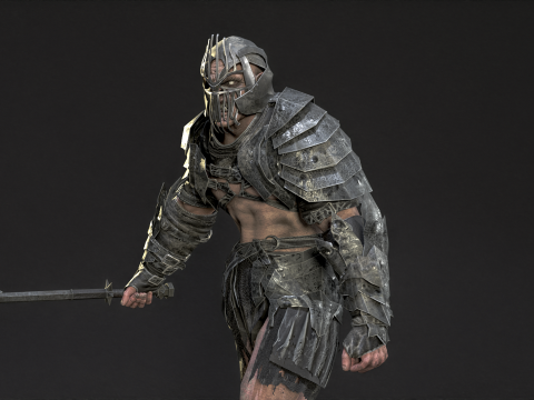 Orc Knight Model 3D