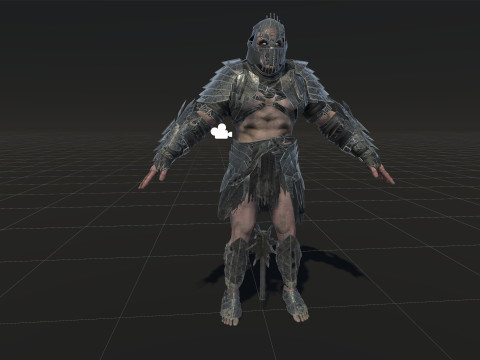 Orc Knight Model 3D