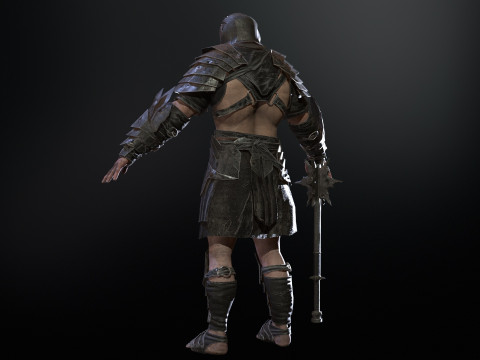 Orc Knight Model 3D