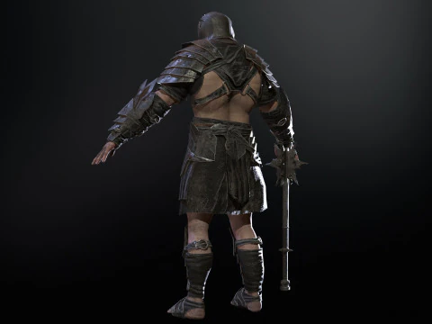 Orc Knight 3D Model