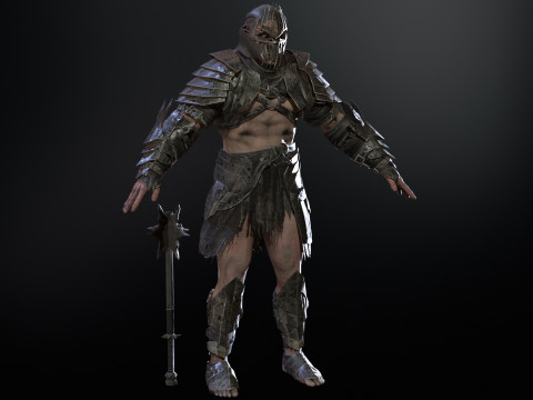 Orc Knight Model 3D