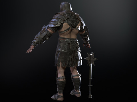 Orc Knight Model 3D