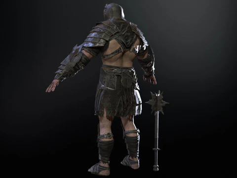 Orc Knight 3D Model