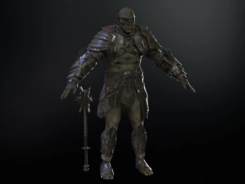 Orc Knight 3D Model