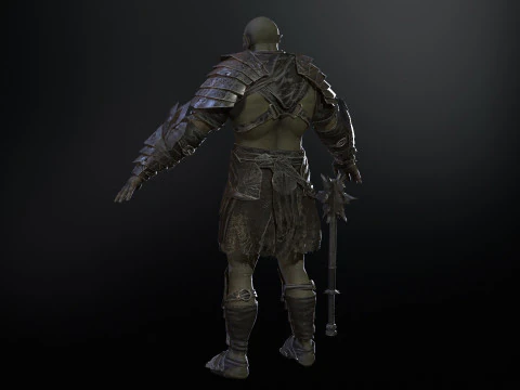 Orc Knight 3D Model
