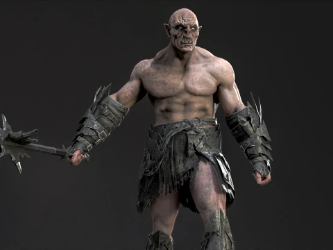 Orc Knight 3D Model
