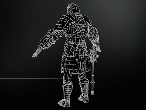 Orc Knight 3D Model