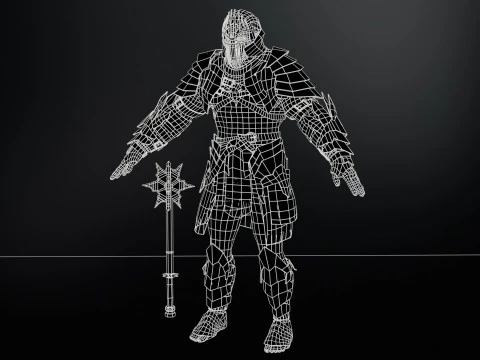 Orc Knight 3D Model